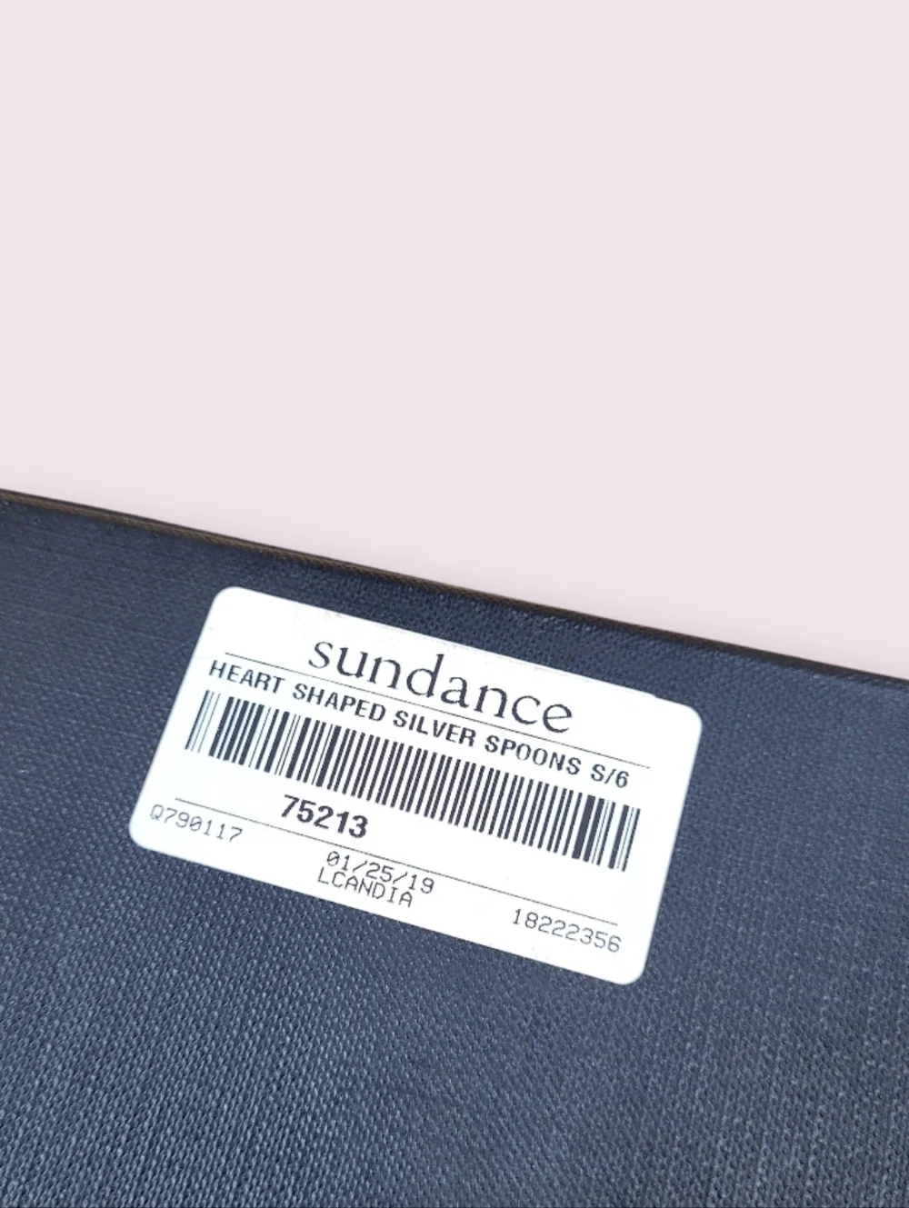NIB Sundance x The Just Slate Company Scotland 6 Heart Shape Teaspoons Spoons